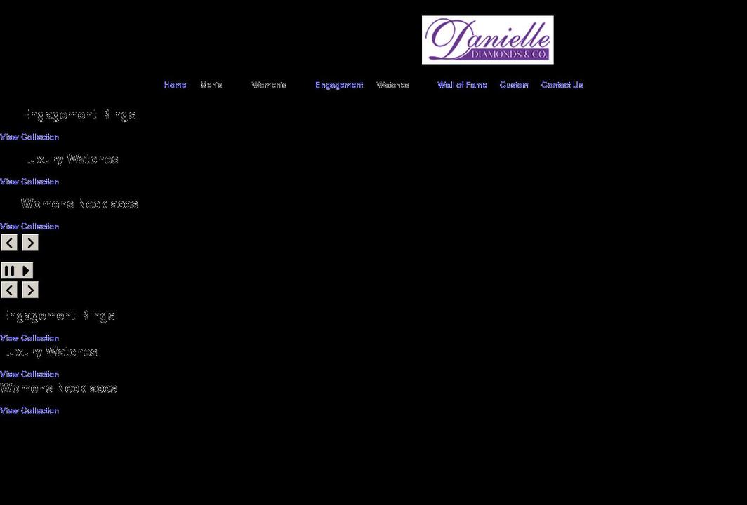 daniellediamonds.com shopify website screenshot