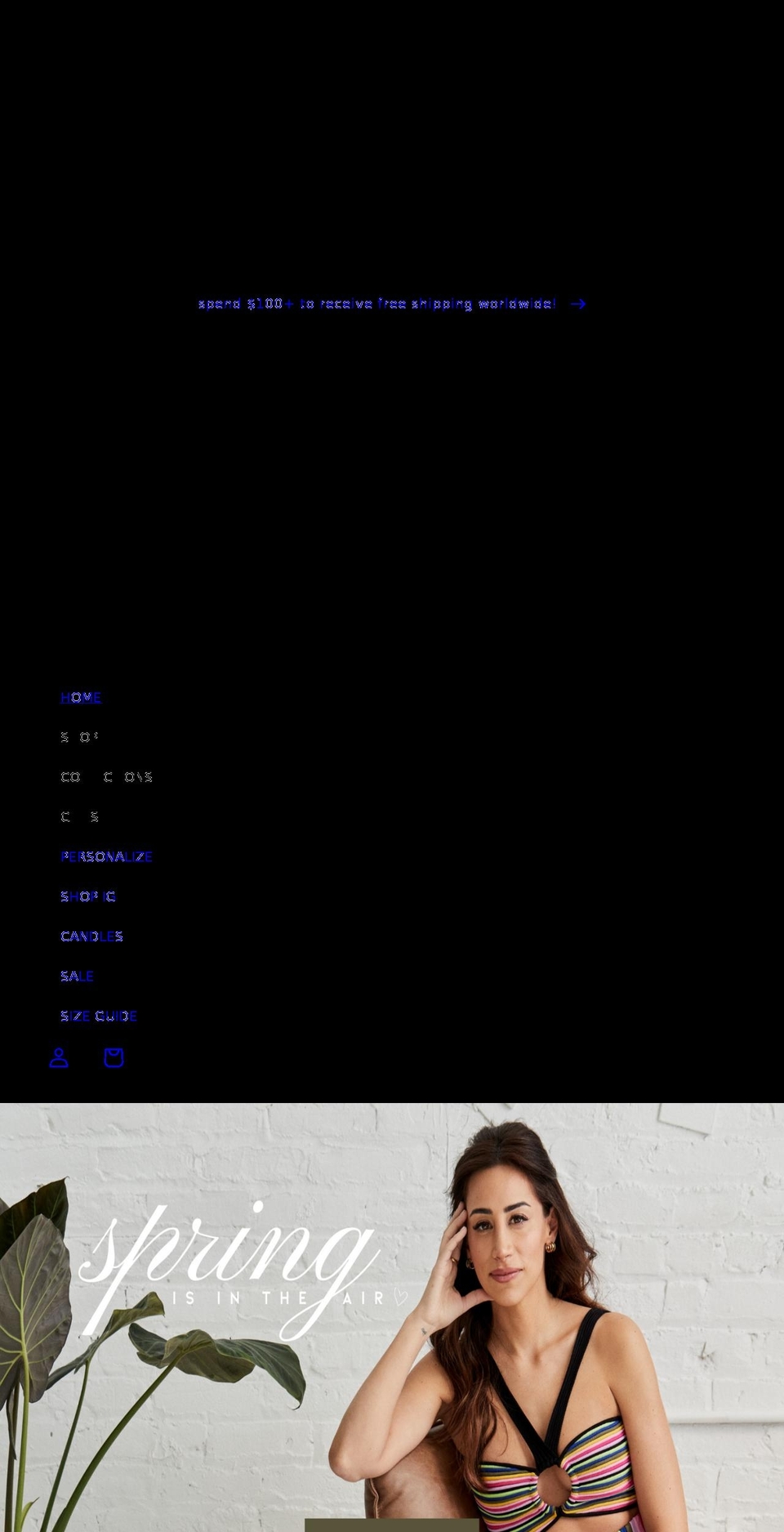 daniellejonas.com shopify website screenshot