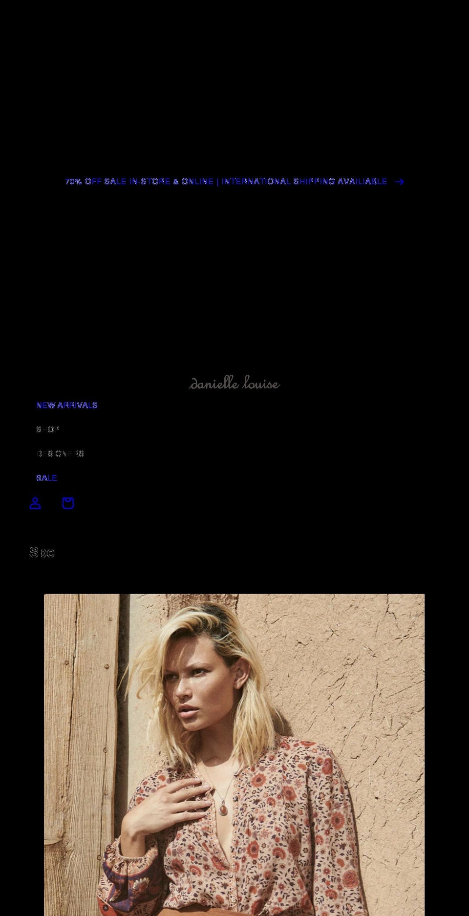 daniellelouise.com.au shopify website screenshot