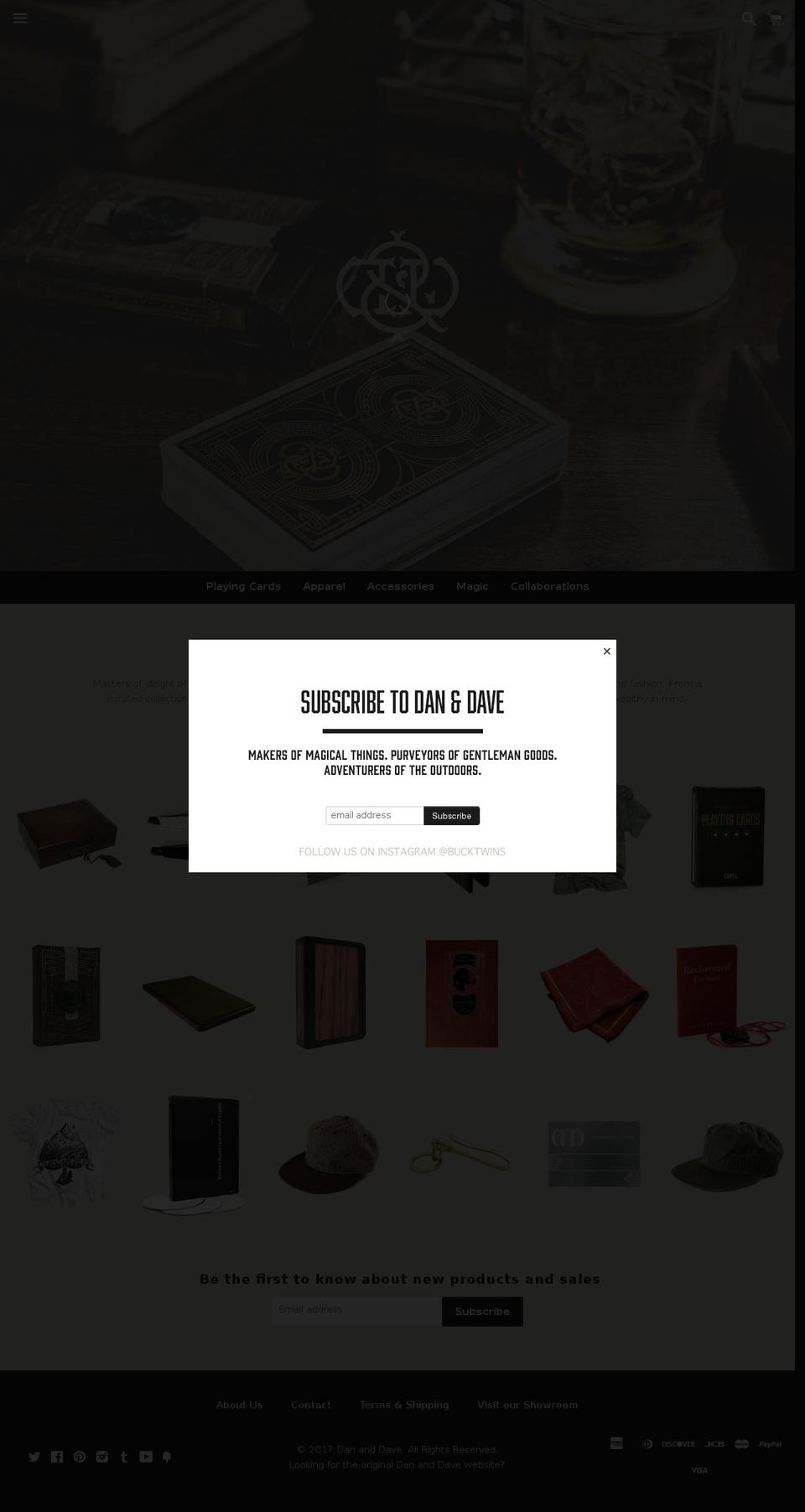 danielmbuck.com shopify website screenshot