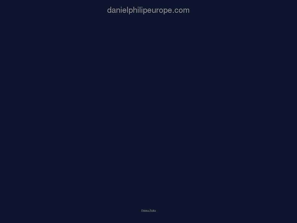 danielphilipeurope.com shopify website screenshot