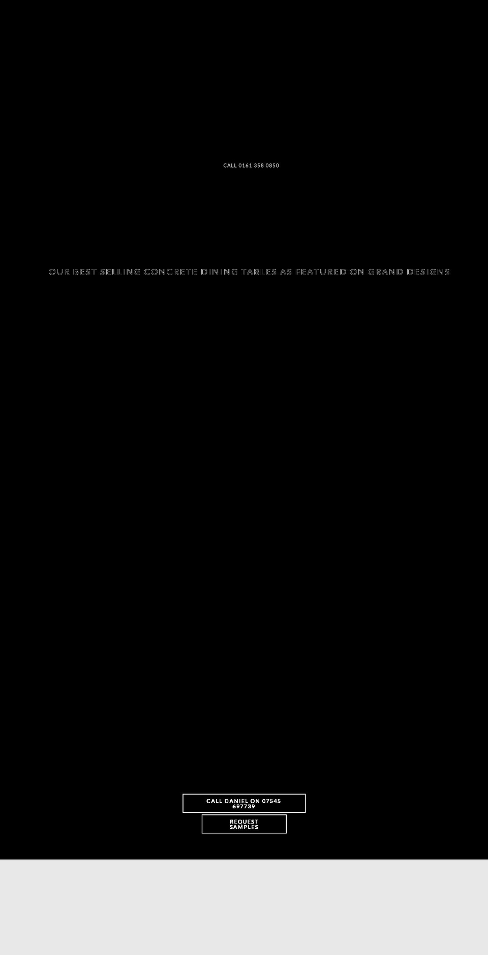 danielpolishedconcrete.com — Shopify storefront screenshot
