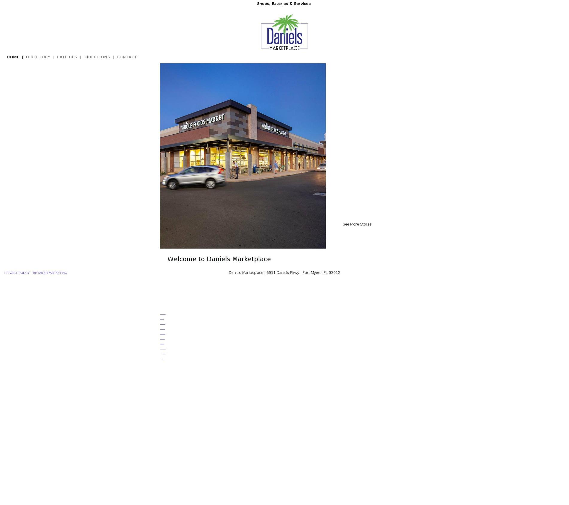 daniels-marketplace.com — Shopify storefront screenshot