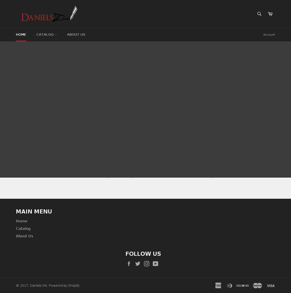 danielsink.com shopify website screenshot