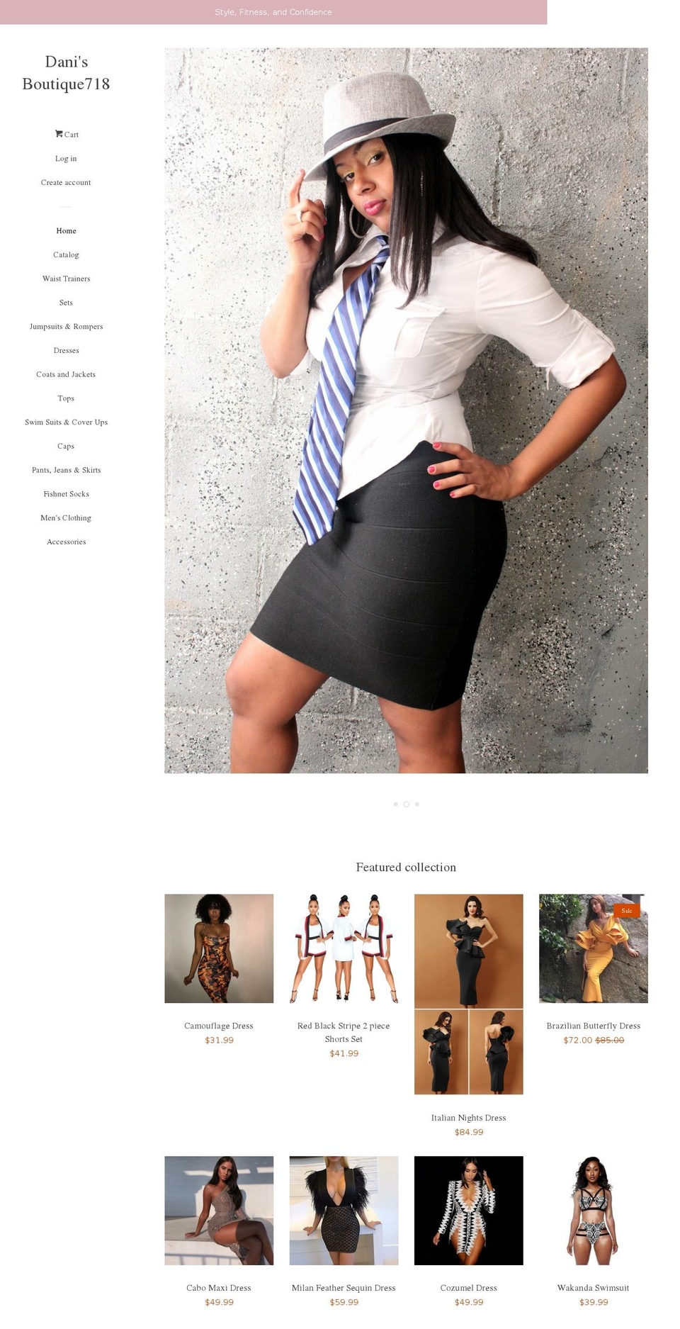 danisboutique.com — Shopify storefront screenshot