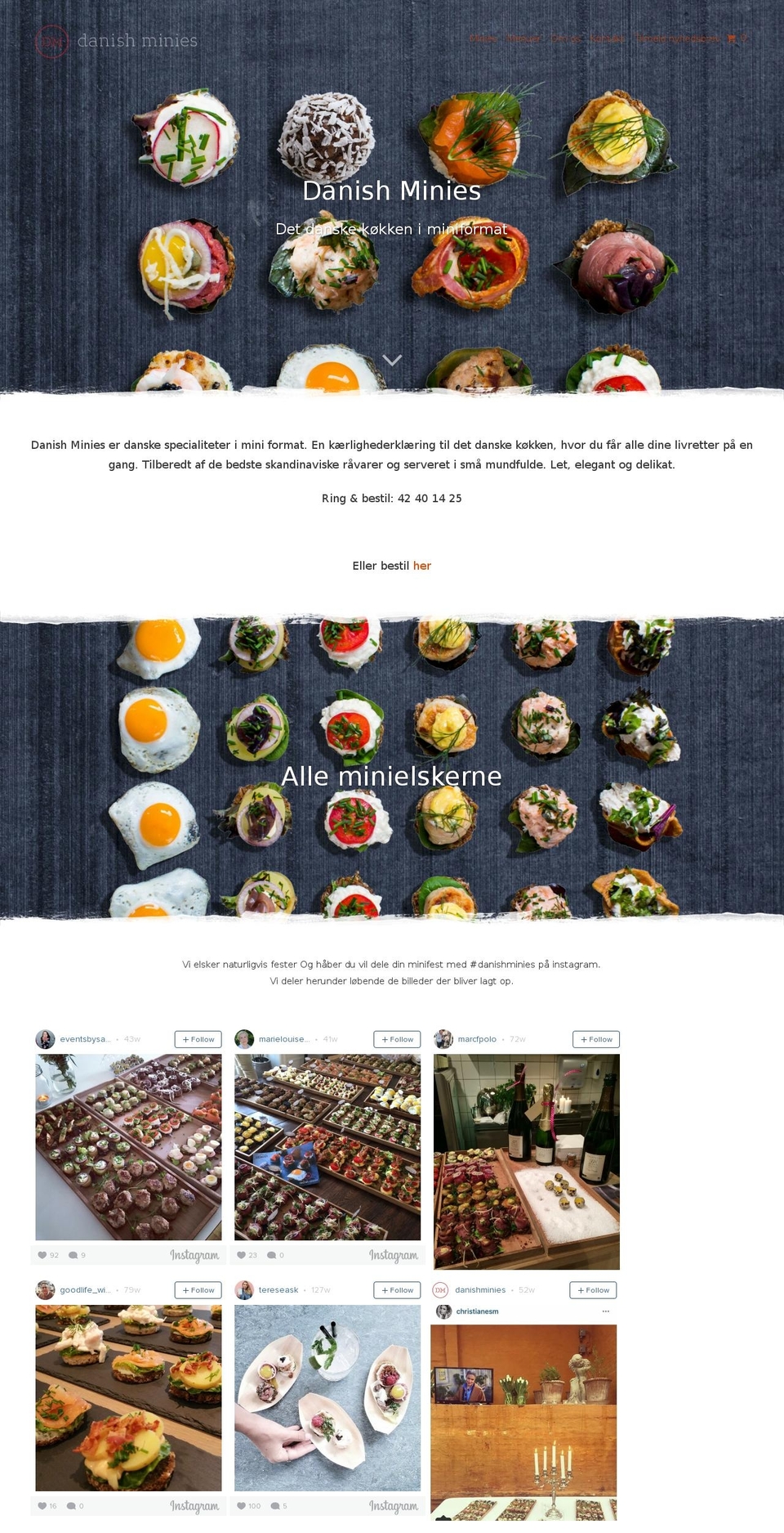 danishminies.dk shopify website screenshot
