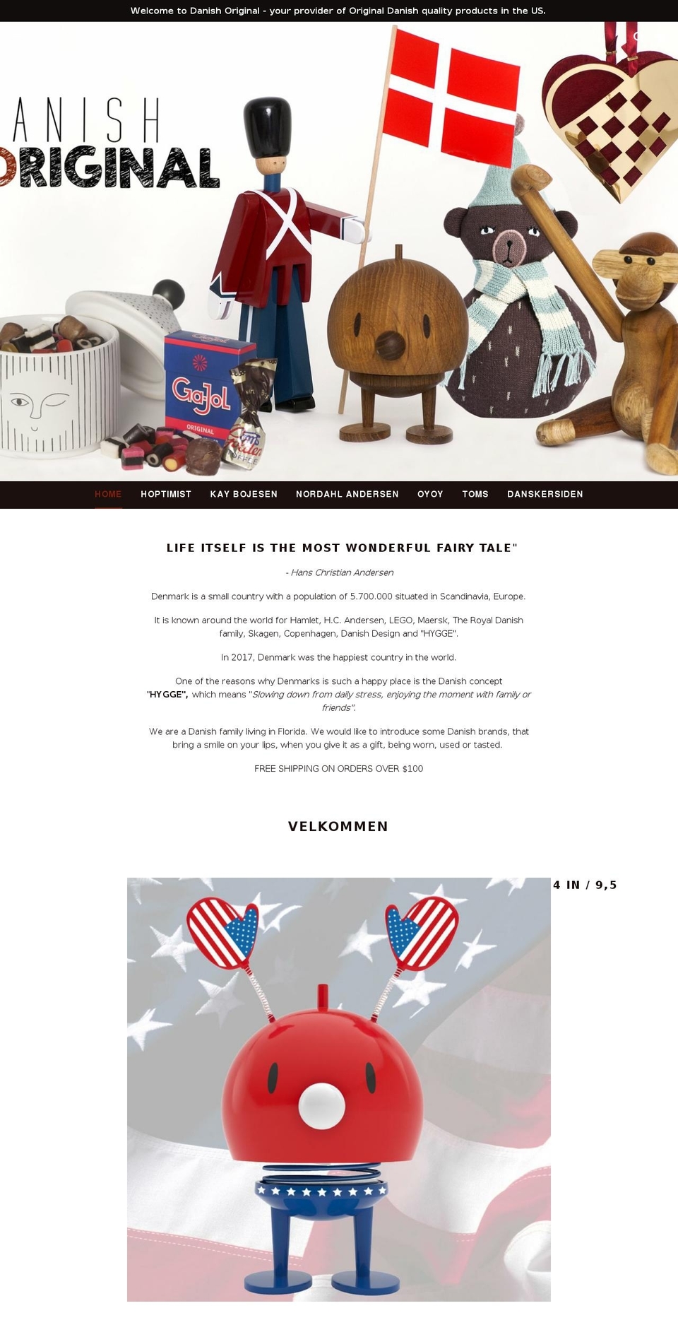danishoriginal.com — Shopify storefront screenshot