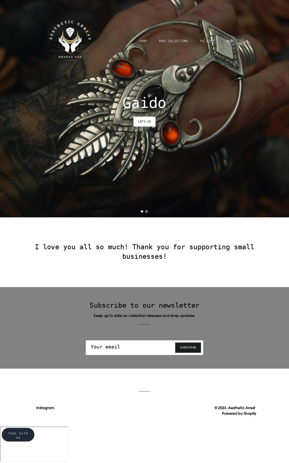 danislate.com shopify website screenshot