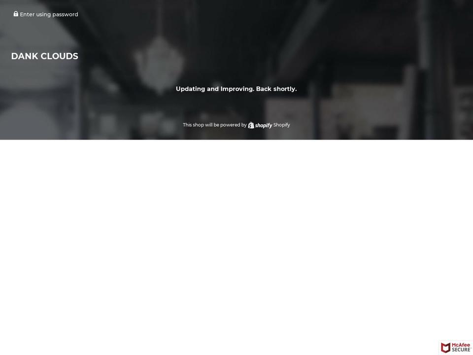 dankclouds.com — Shopify storefront screenshot