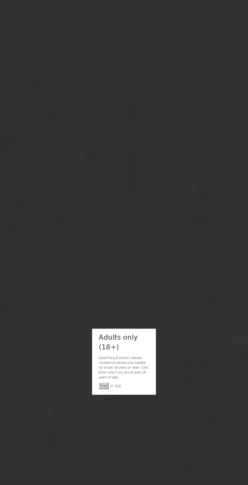 dankfungextracts.com shopify website screenshot