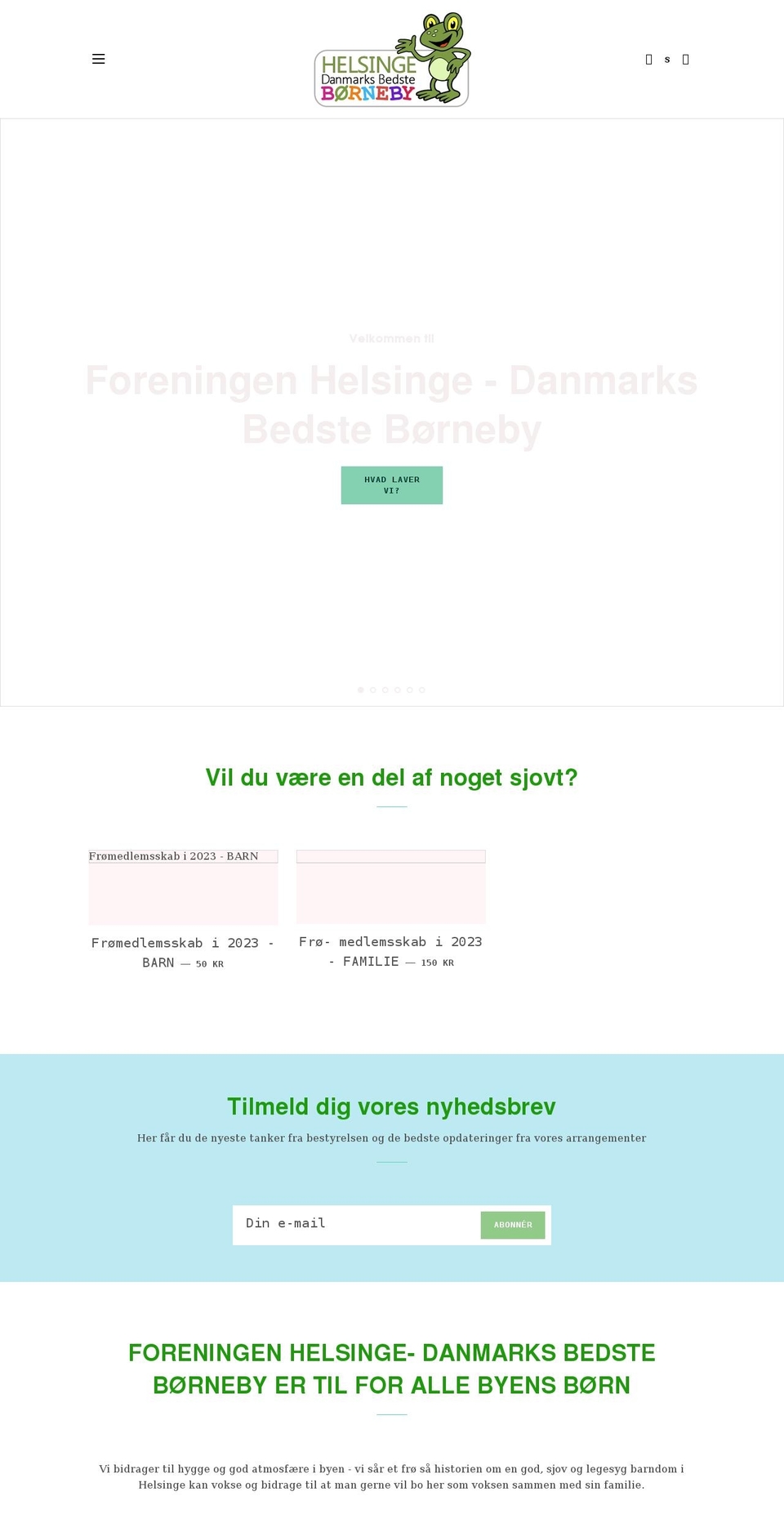 danmarksbedsteborneby.myshopify.com shopify website screenshot