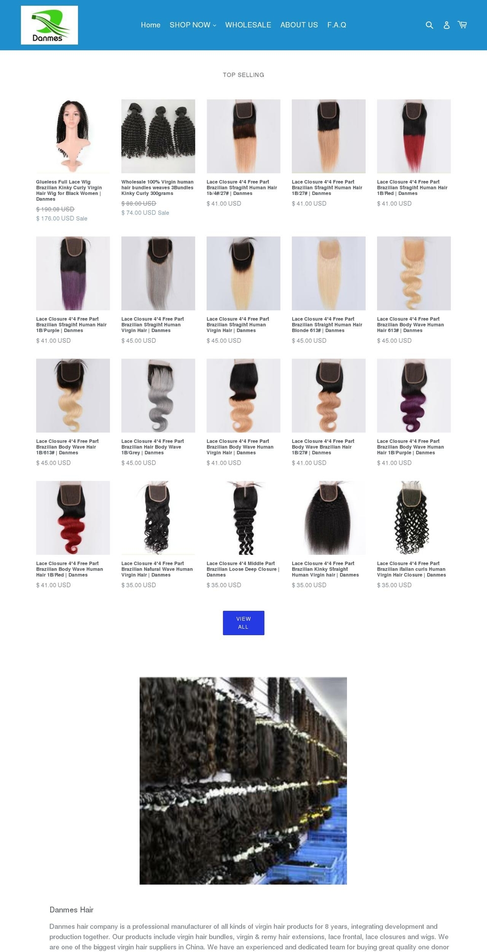 danmes.com — Shopify storefront screenshot