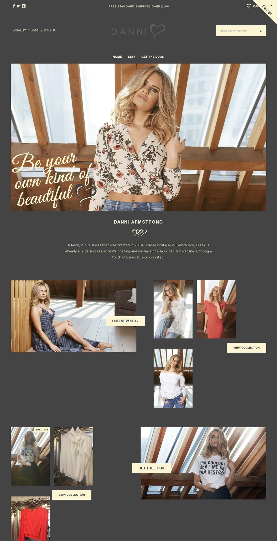 danniboutique.com shopify website screenshot