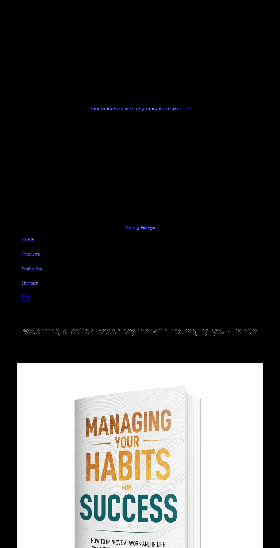 dannyzelaya.com shopify website screenshot