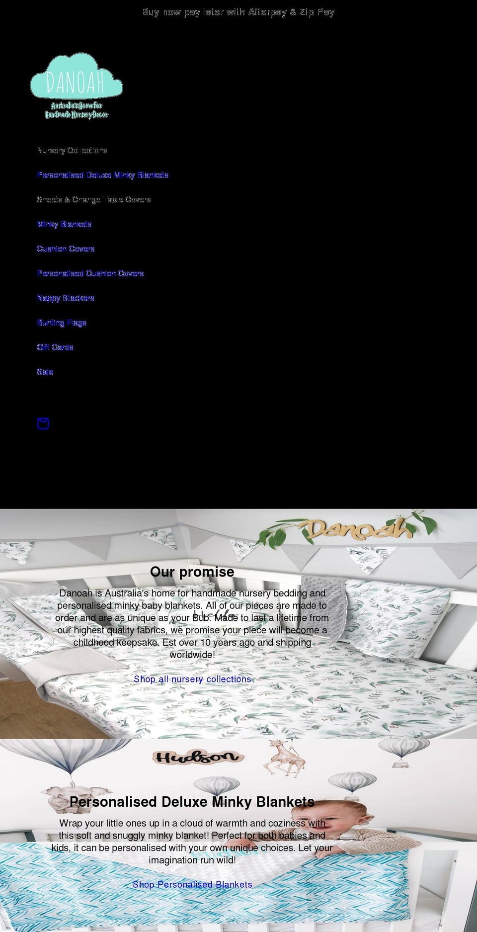 danoah.com.au shopify website screenshot