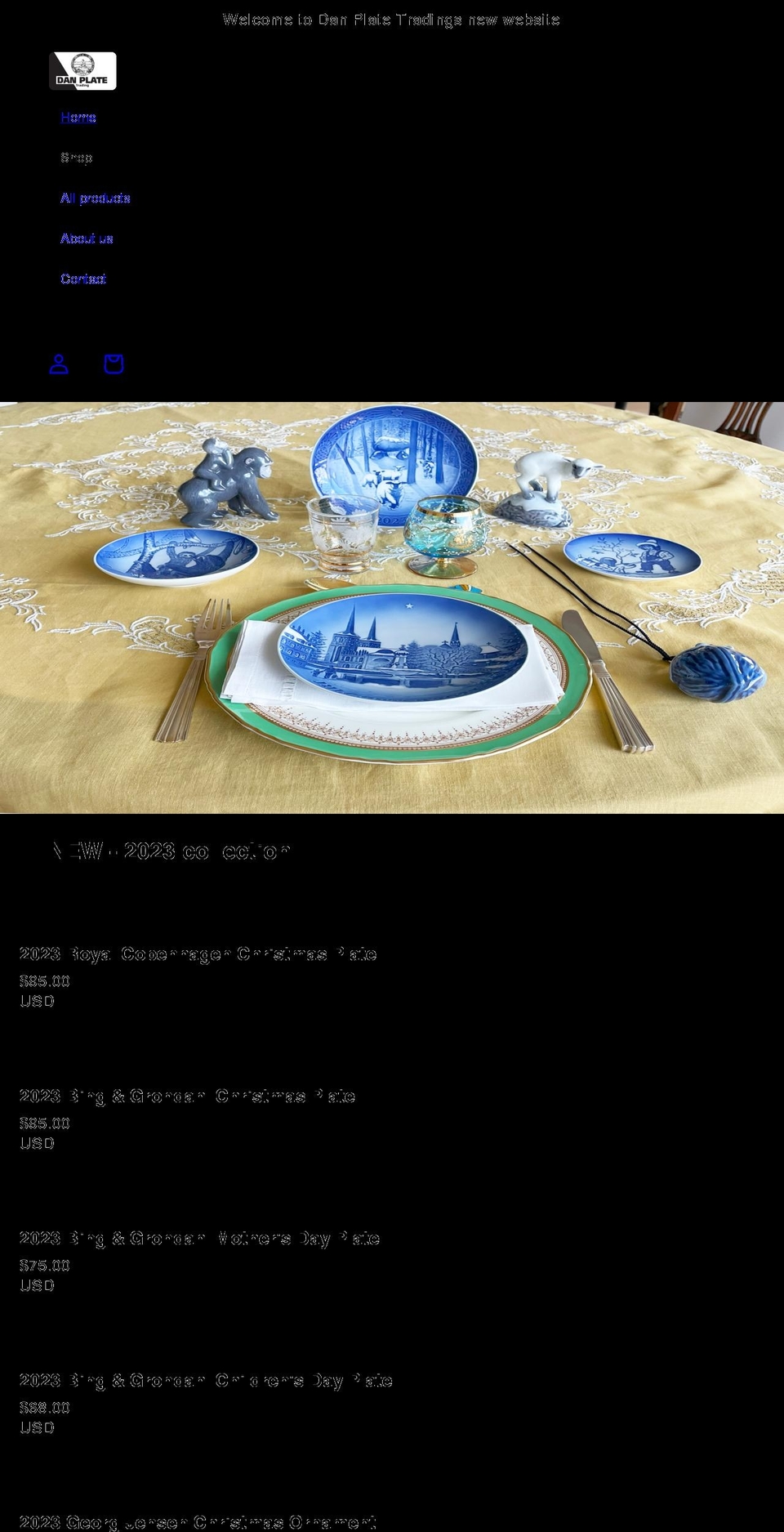 danplate.com shopify website screenshot