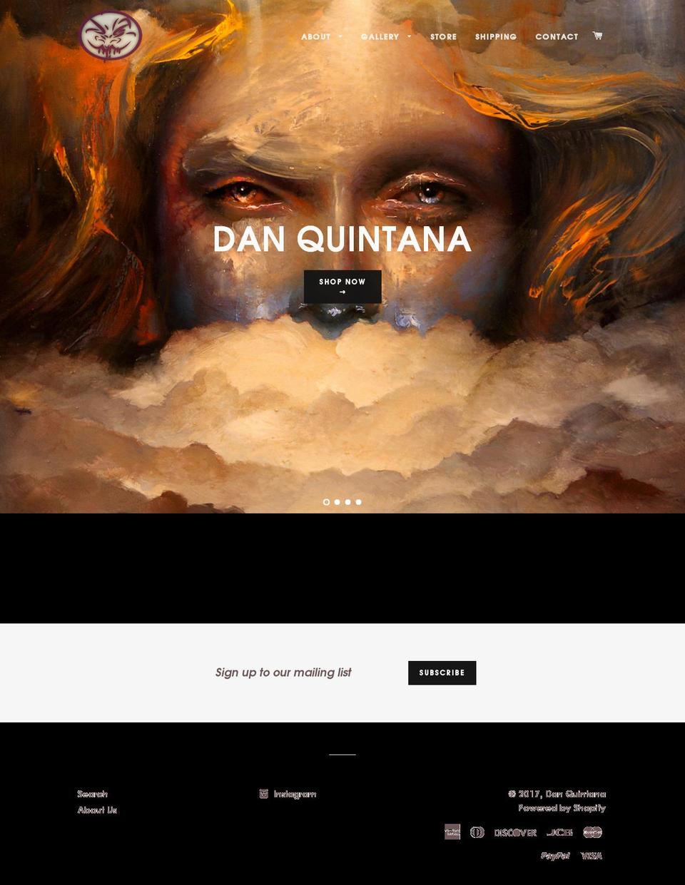 danquintana.com shopify website screenshot