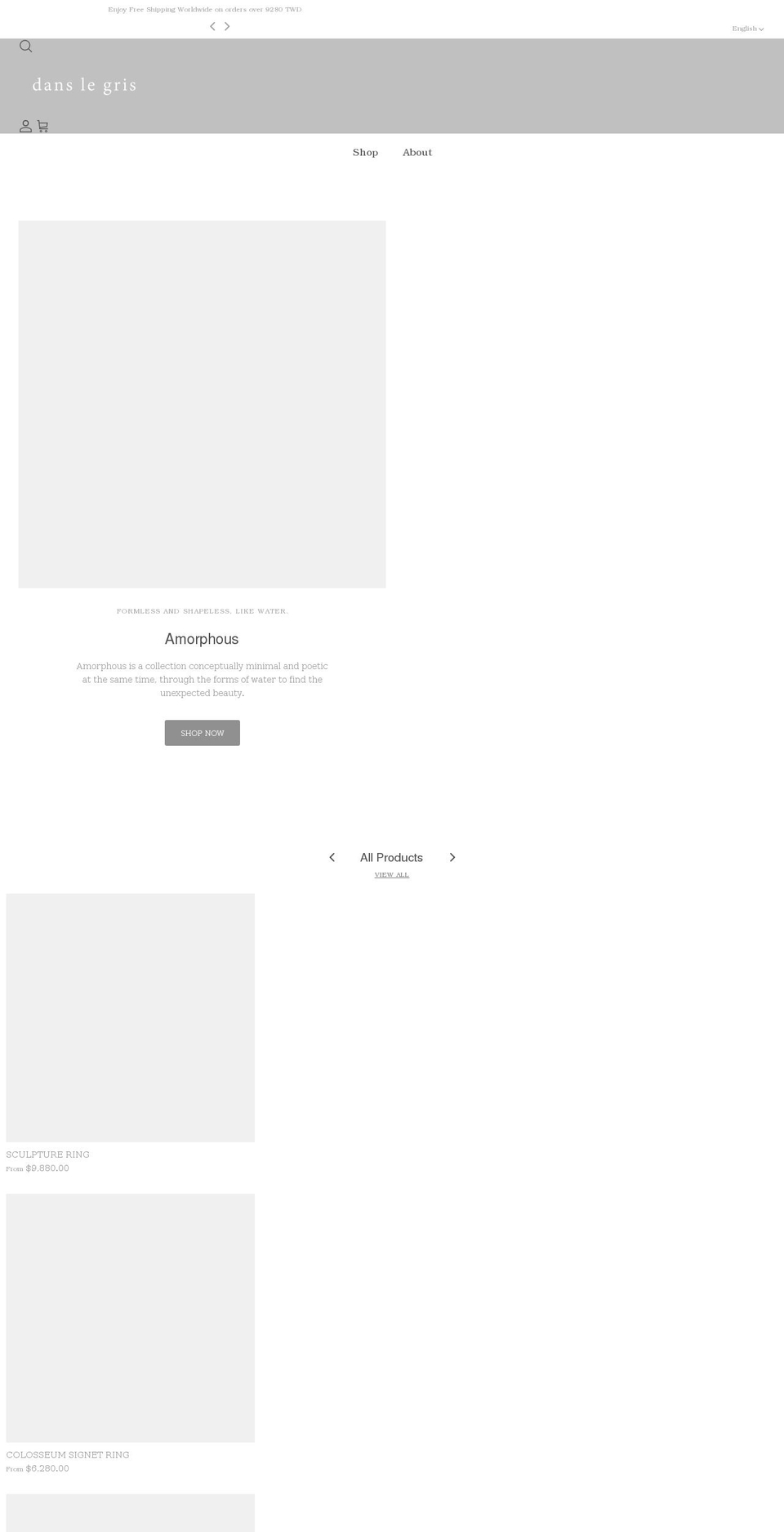 danslegris.com shopify website screenshot