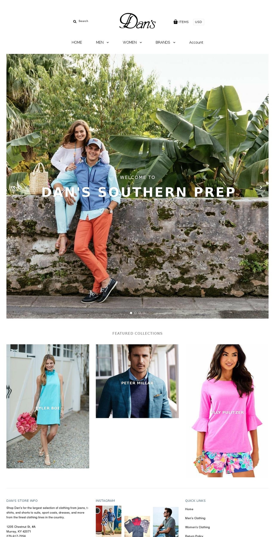 dansmky.com — Shopify storefront screenshot