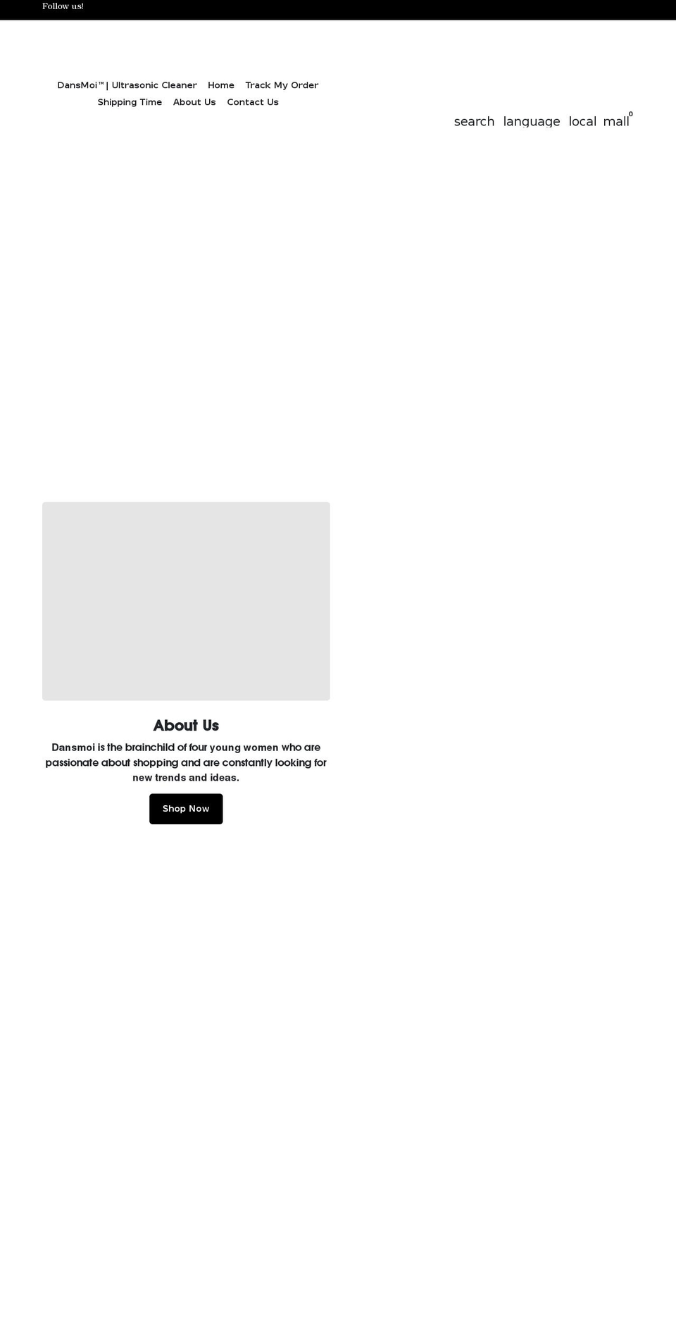 dansmoi.com shopify website screenshot