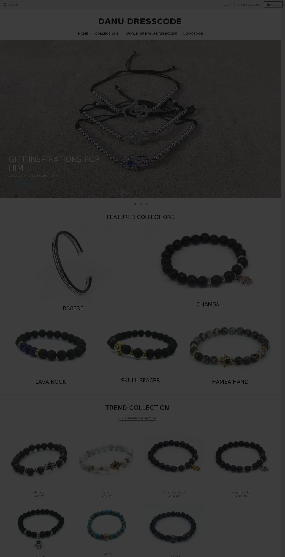 danudresscode.com — Shopify storefront screenshot