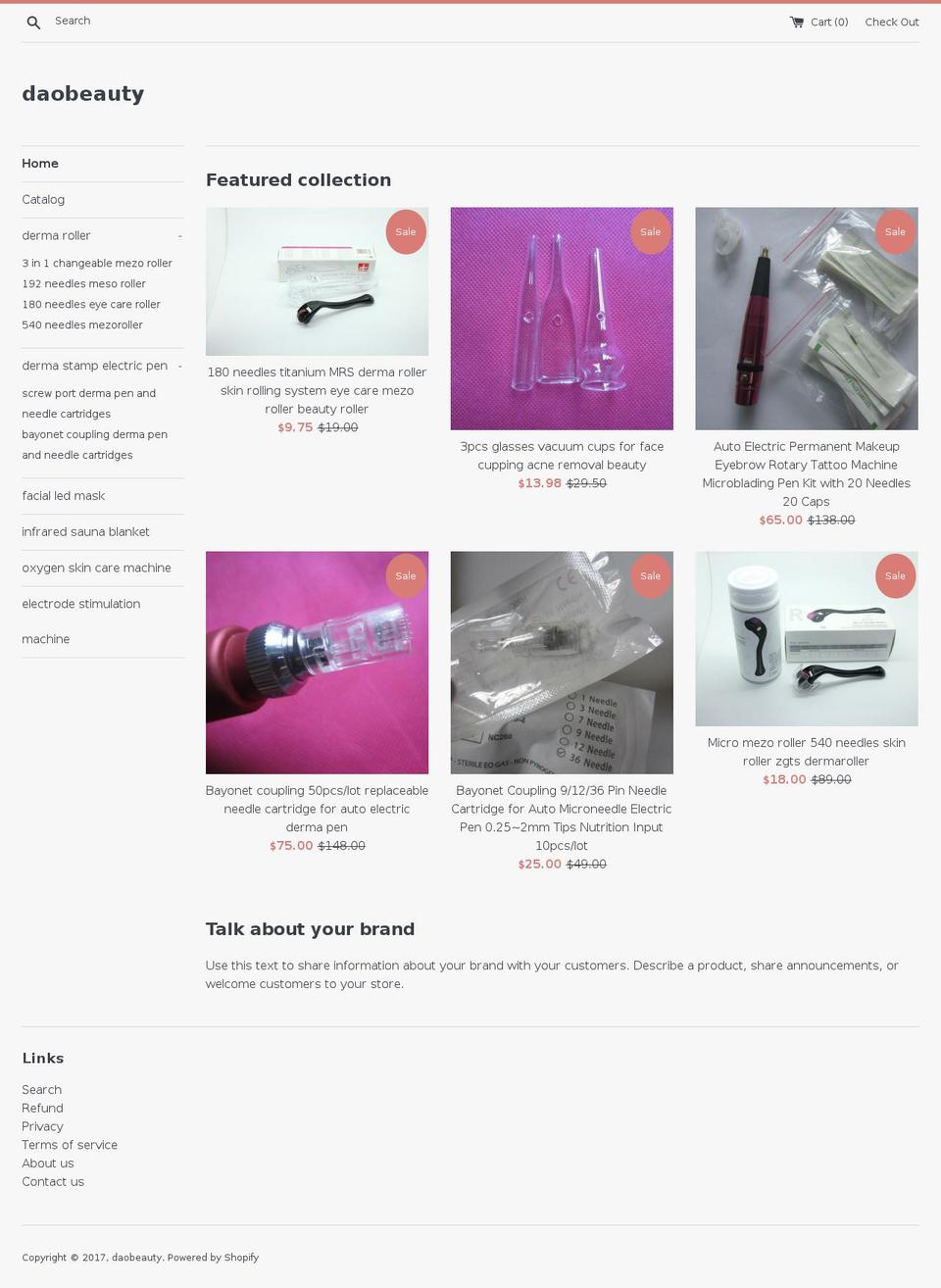 daobeauty.com shopify website screenshot