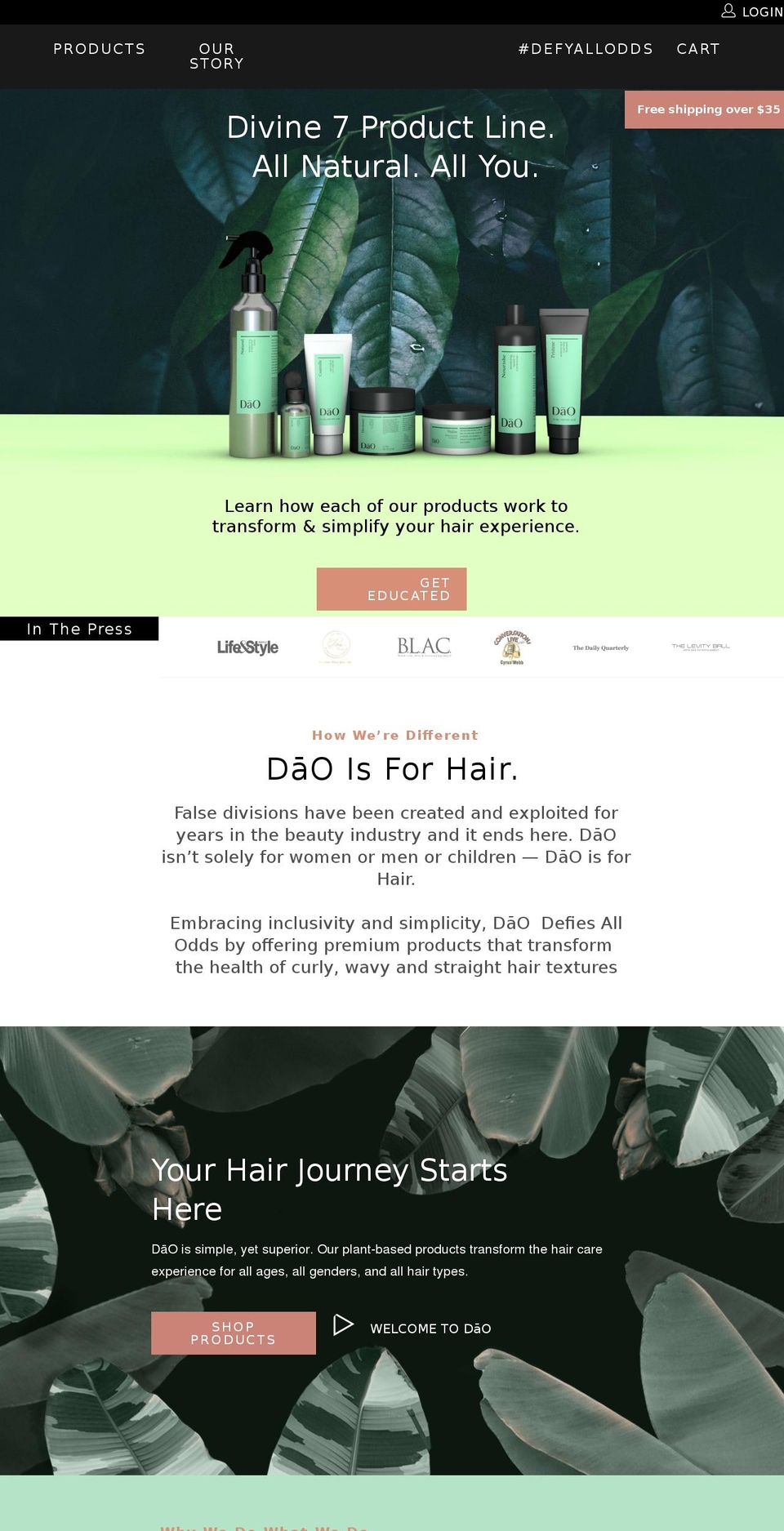 turbo-theme Shopify theme site example daodetroit.com