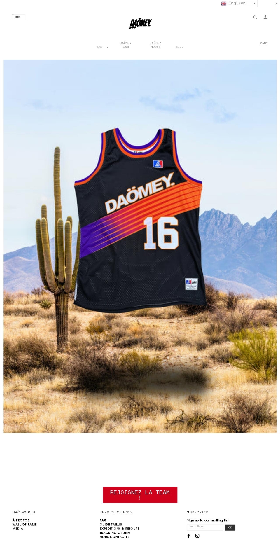 daomey.com — Shopify storefront screenshot