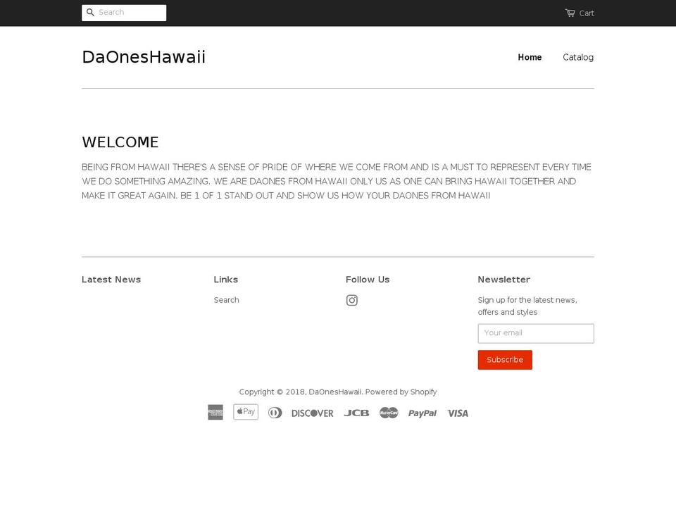 daoneshawaii.com — Shopify storefront screenshot