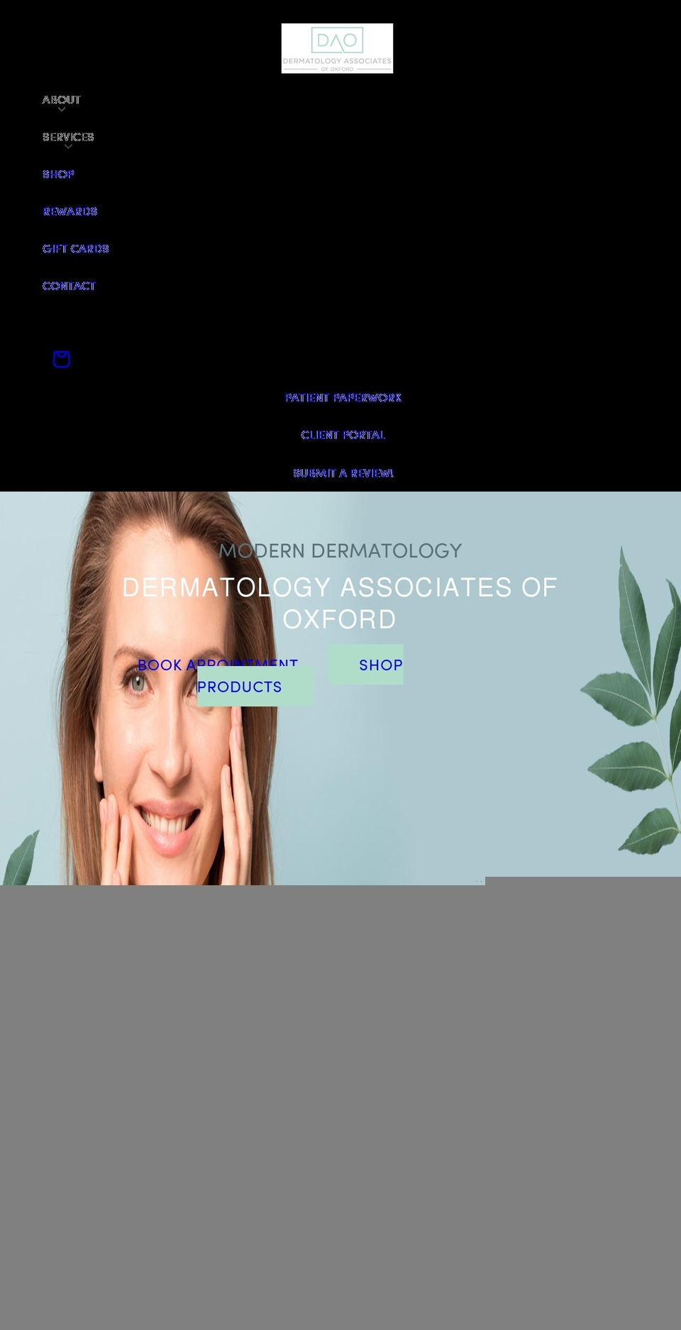 daoxford.com shopify website screenshot