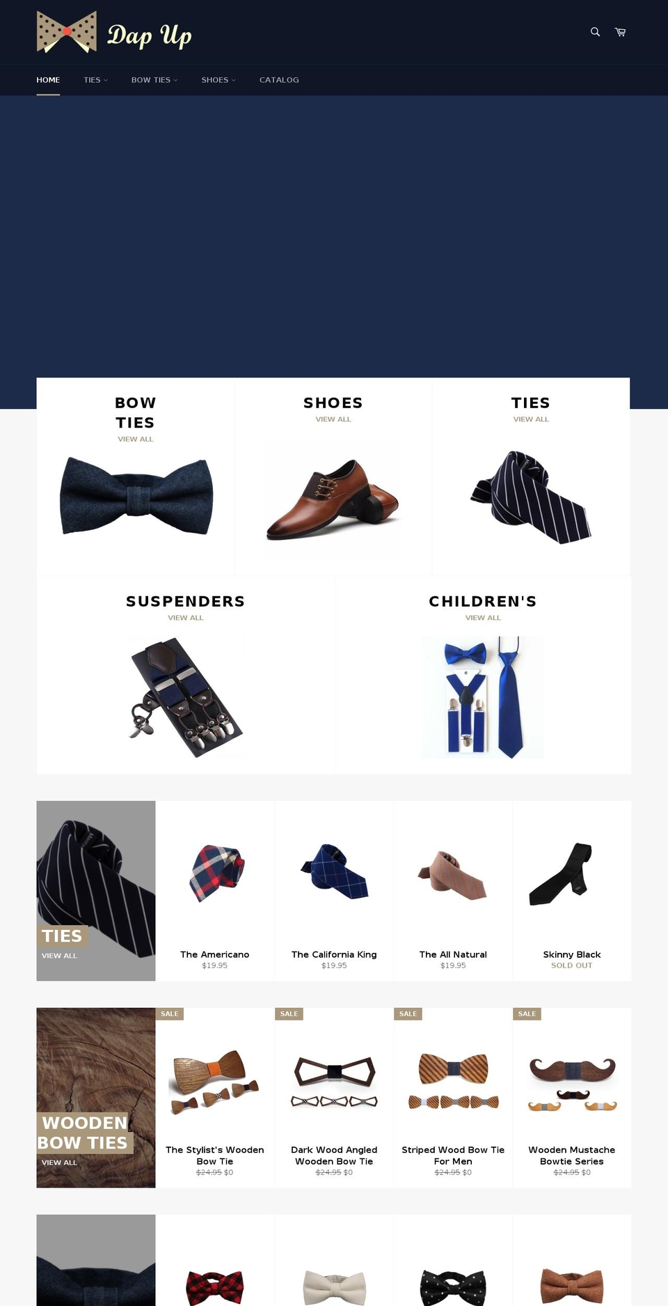 dap-up.com — Shopify storefront screenshot