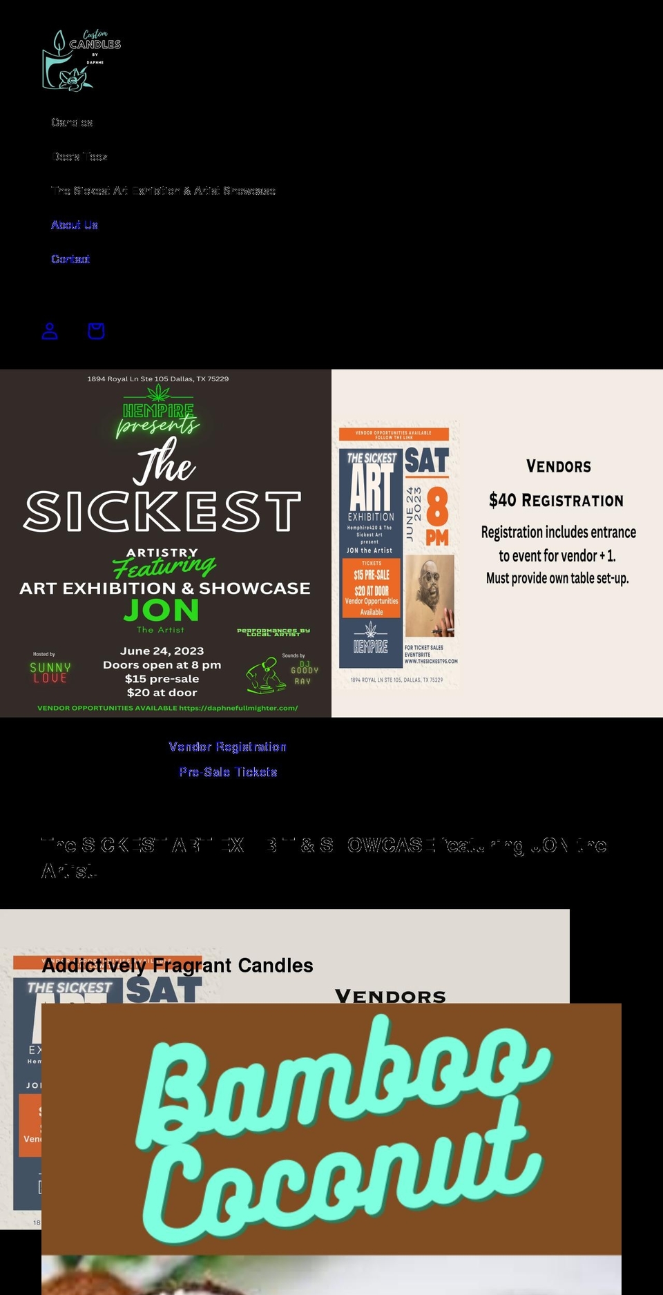 daphnefullmighter.com shopify website screenshot