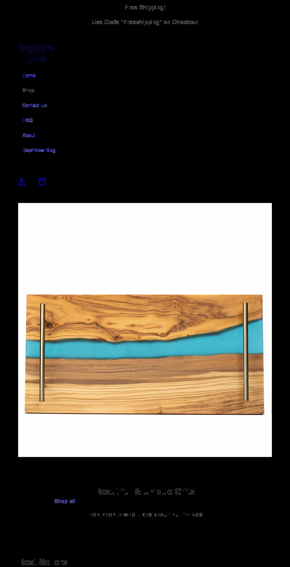 daphnew.com shopify website screenshot