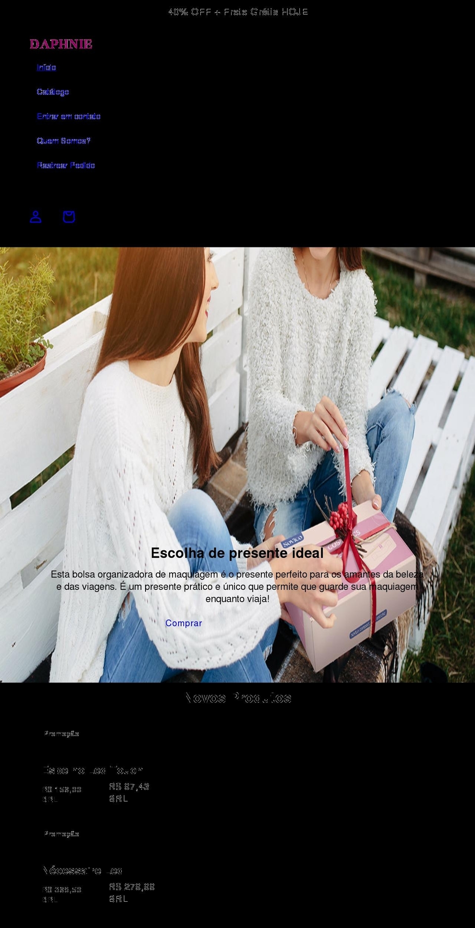 daphnies.com — Shopify storefront screenshot