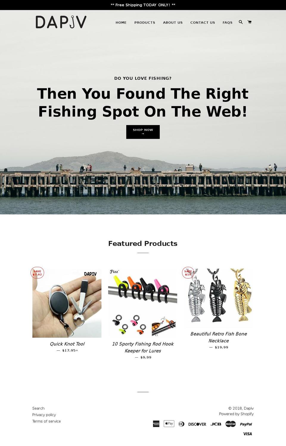 dapiv.com — Shopify storefront screenshot