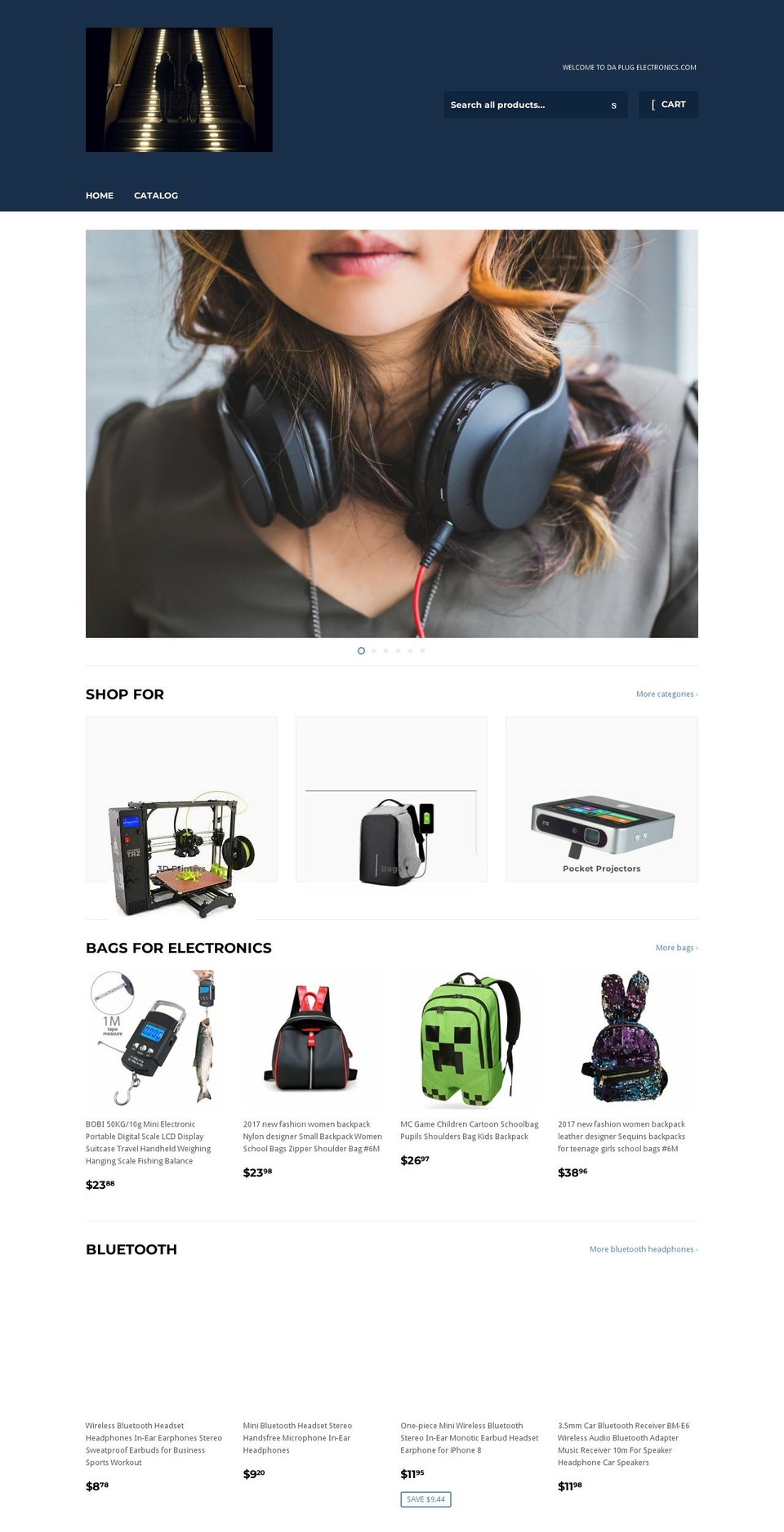 daplugelectronics.com shopify website screenshot