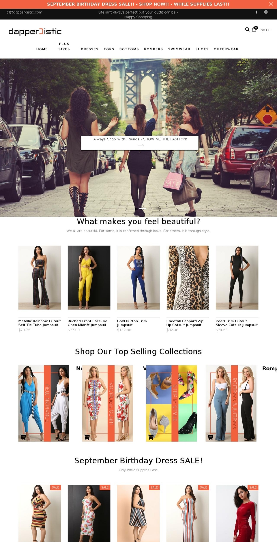 boutiquev1-1 Shopify theme site example dapperdistic.com