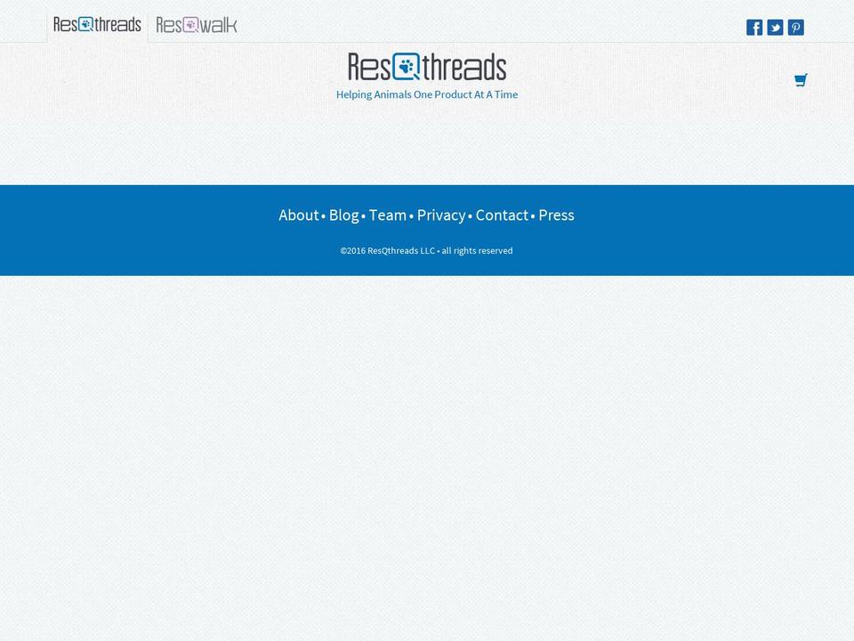 ResQ Threads V3.3 Shopify theme site example dapperdogcoffee.com