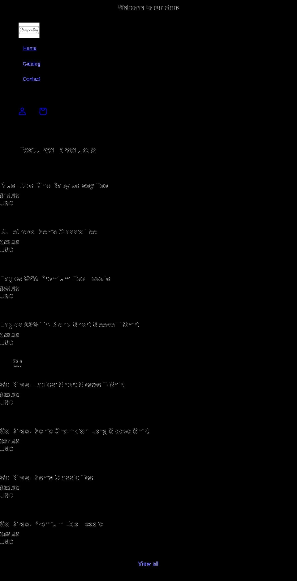 dapperjay.com — Shopify storefront screenshot