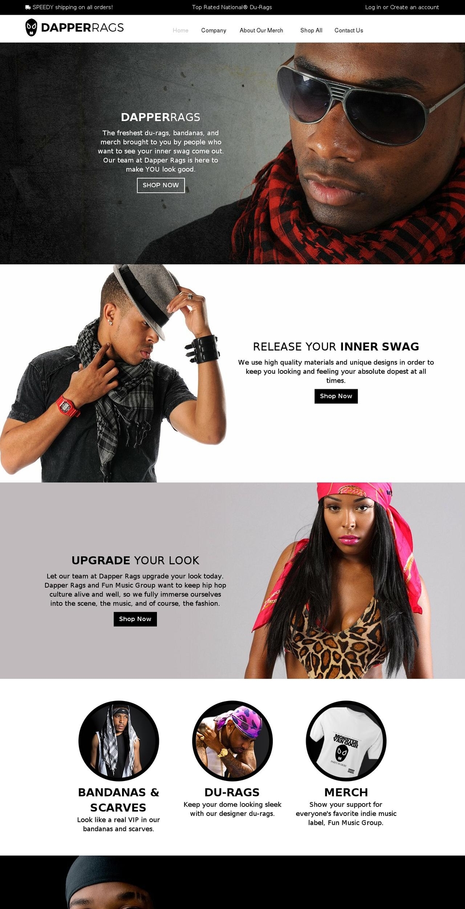 gl-shopify-109-master Shopify theme site example dapperrag.com