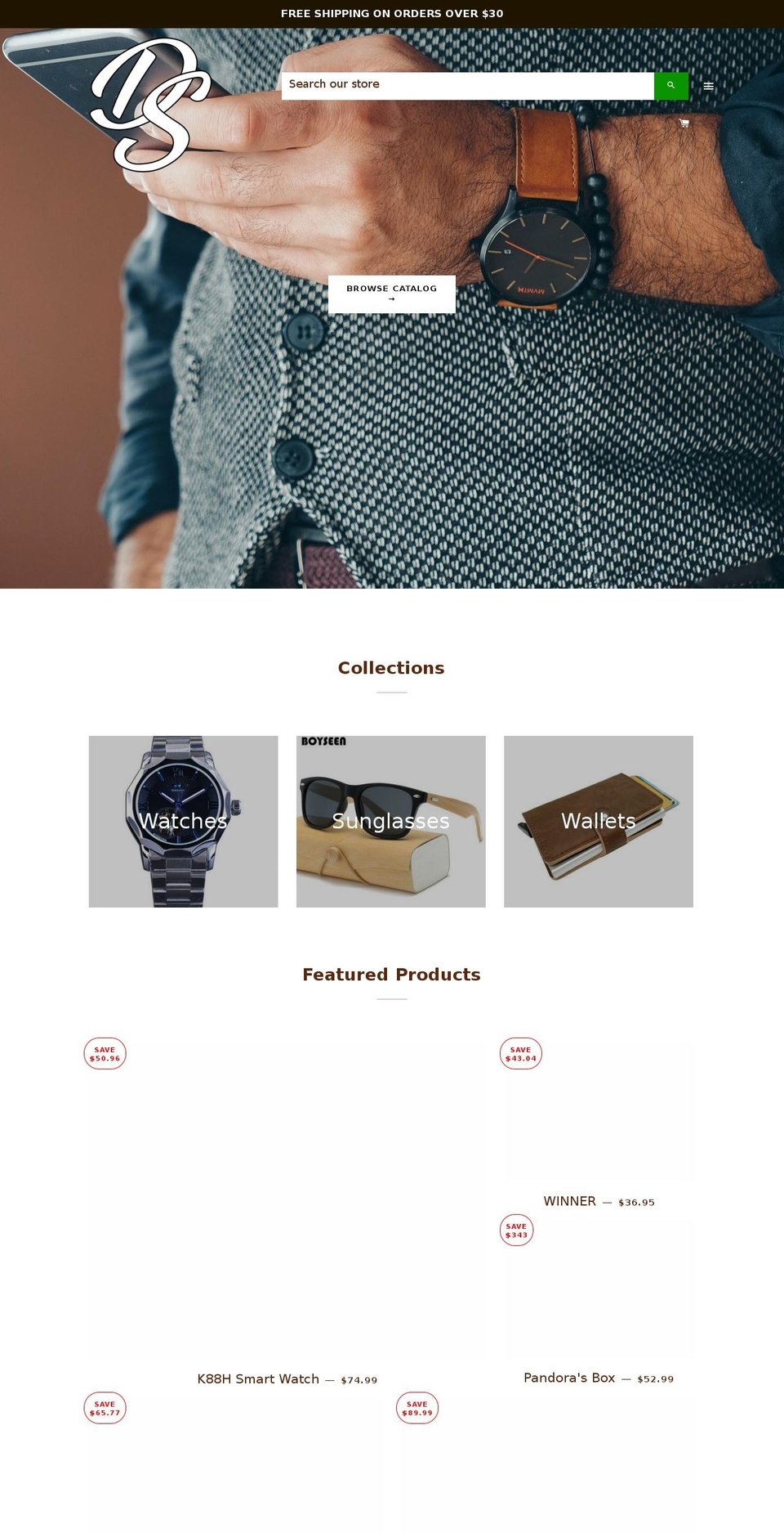 dapperstylez.com — Shopify storefront screenshot