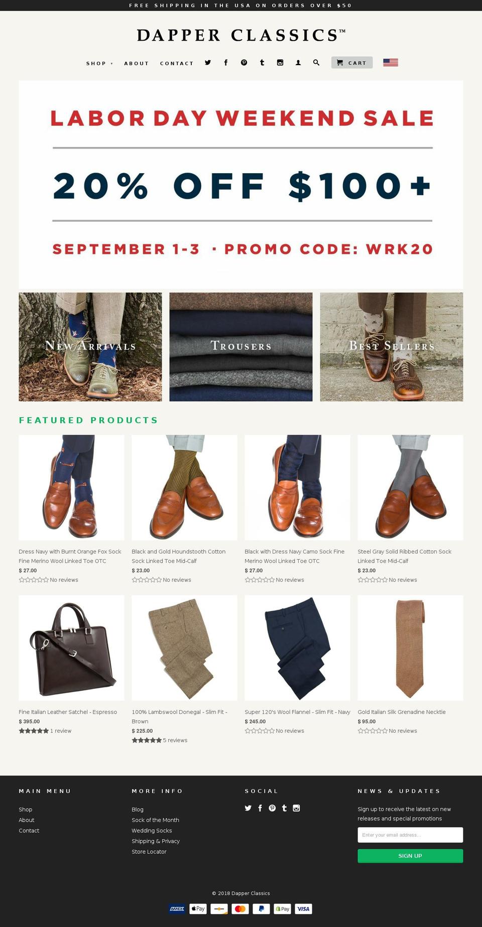 07-31-2018 - Ultimate Special Offers change Shopify theme site example dappertoo.com