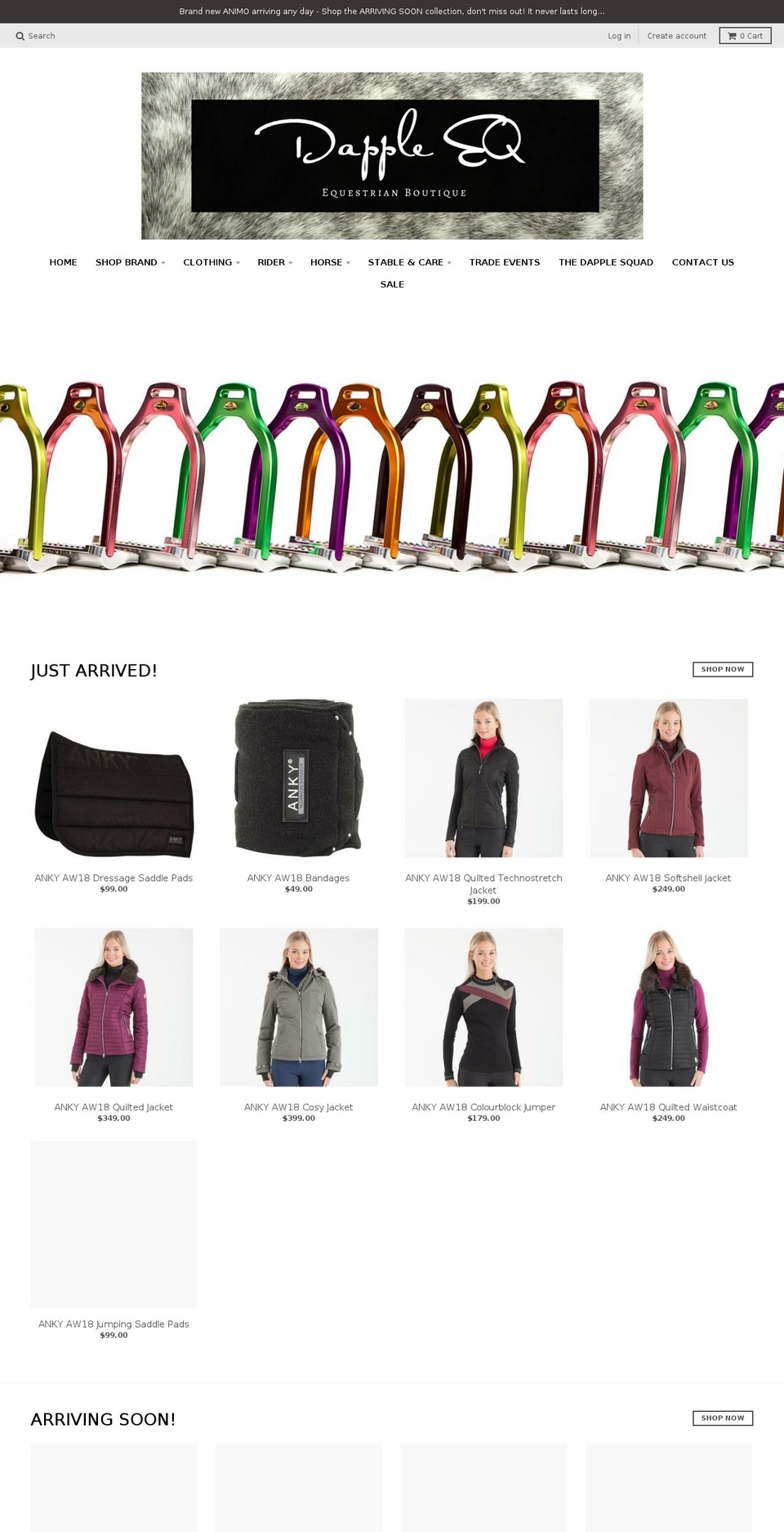 dappleeq.com.au shopify website screenshot