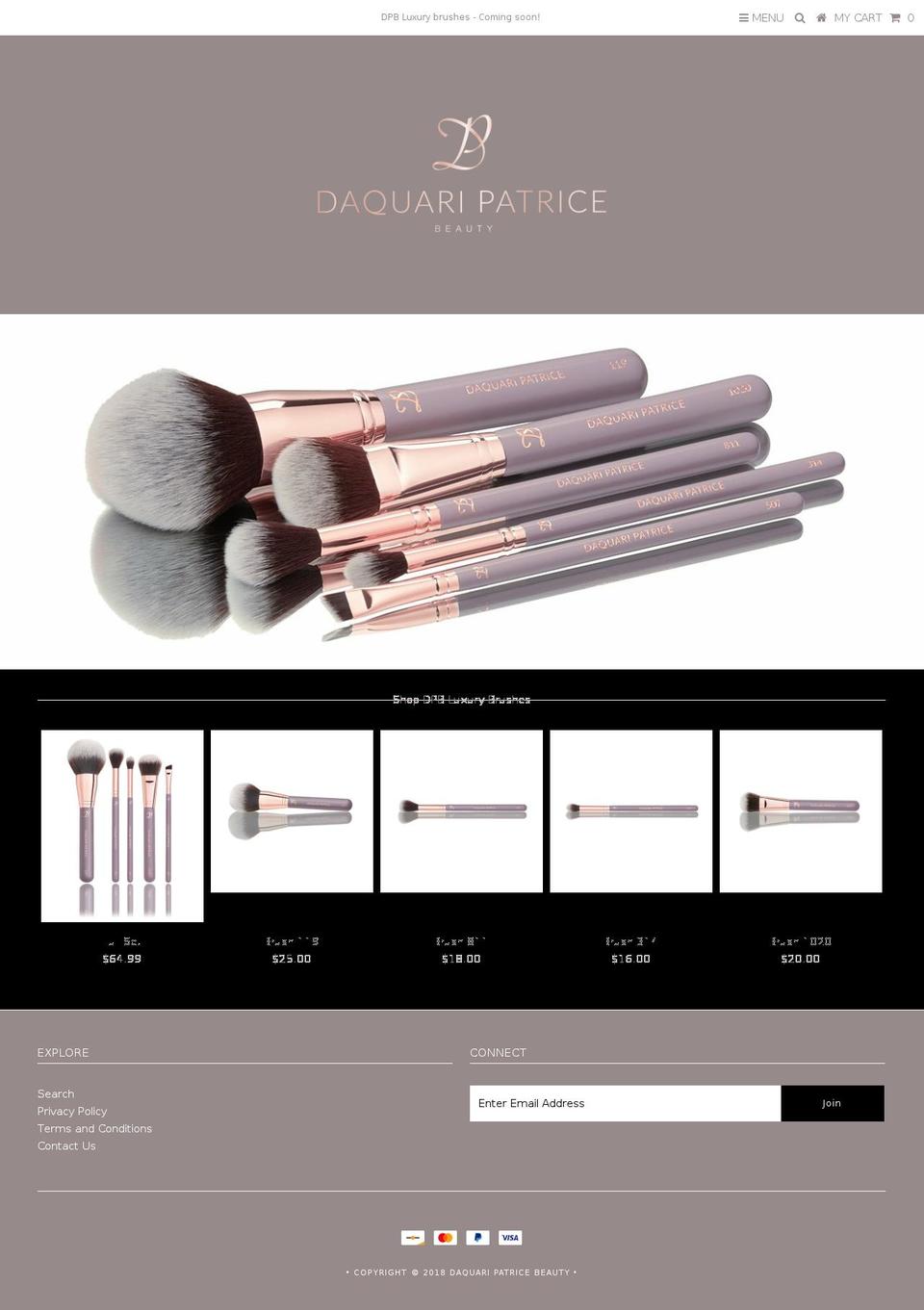 daquaripatrice.com shopify website screenshot