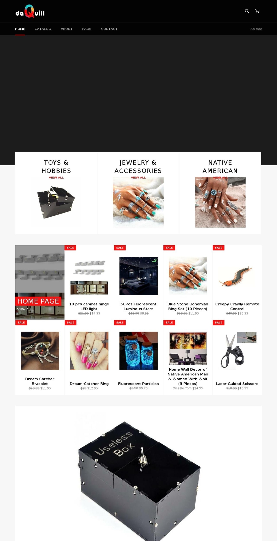 Copy of venture Shopify theme site example daquill.com