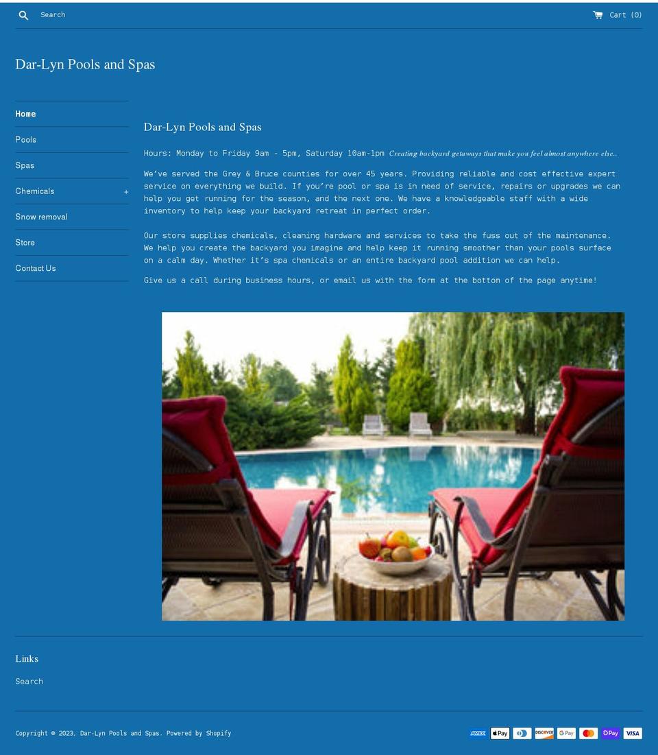 dar-lyn.com shopify website screenshot