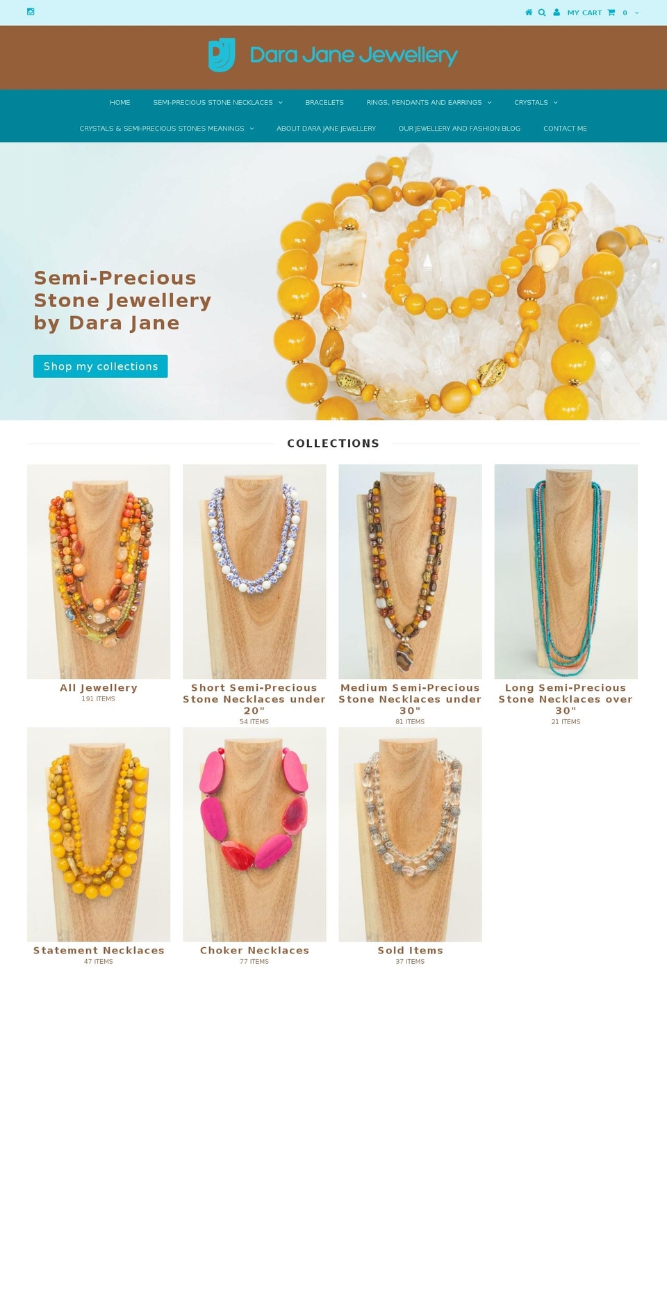 darajanejewellery.com shopify website screenshot