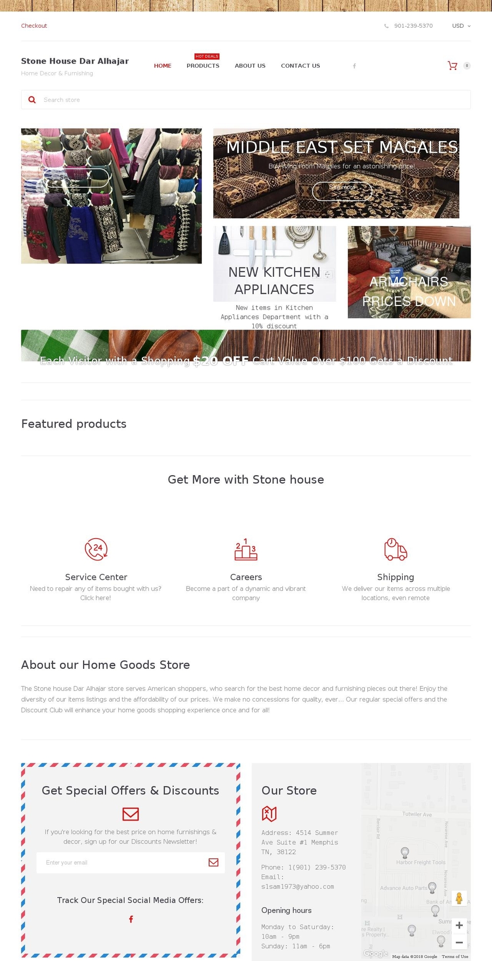 theme307 Shopify theme site example daralhajar.com