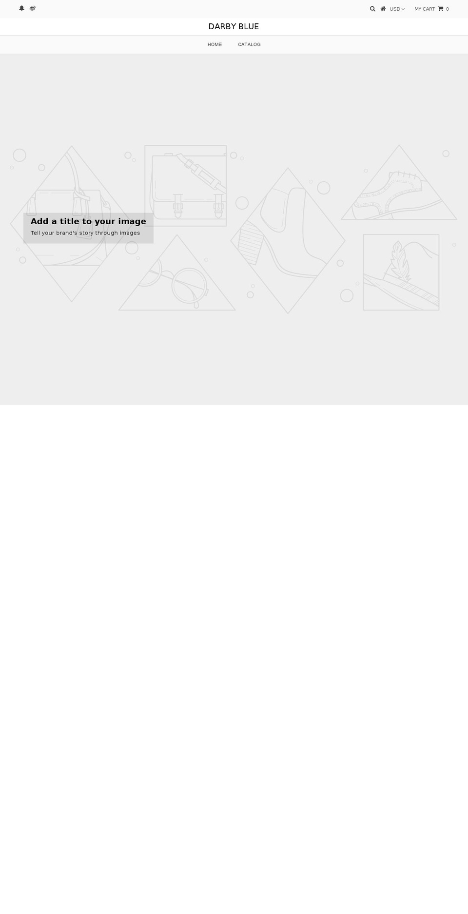 darbyblue.com — Shopify storefront screenshot