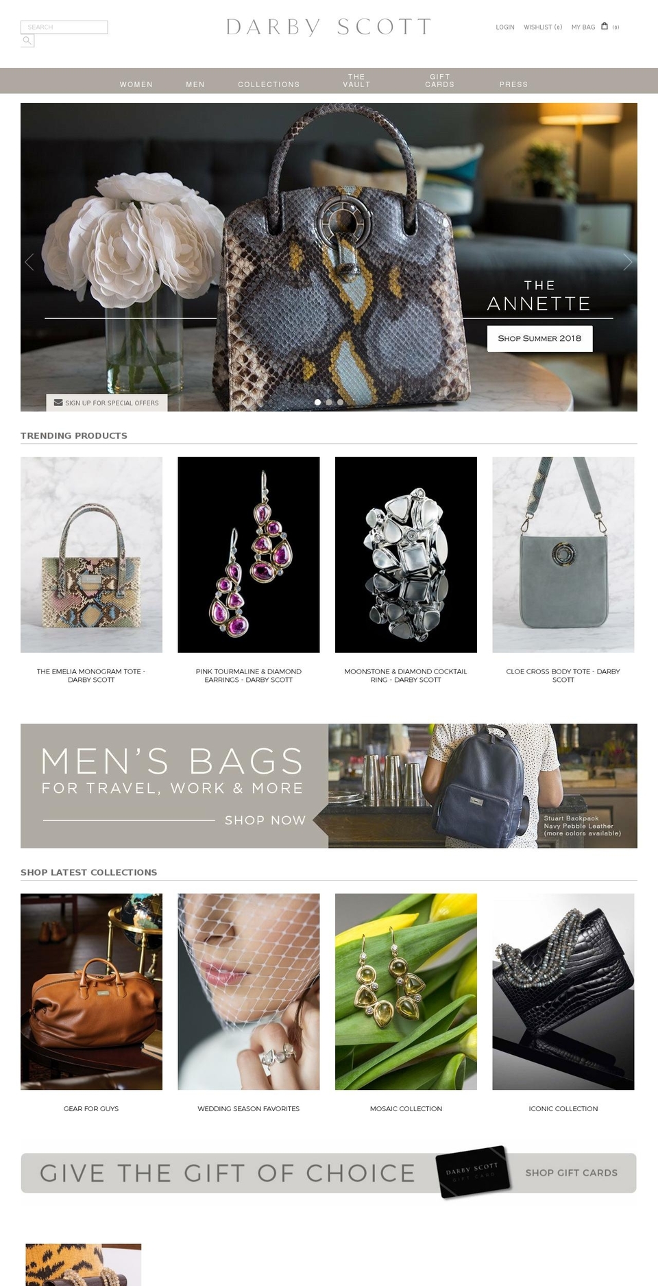 darbyscott.us shopify website screenshot